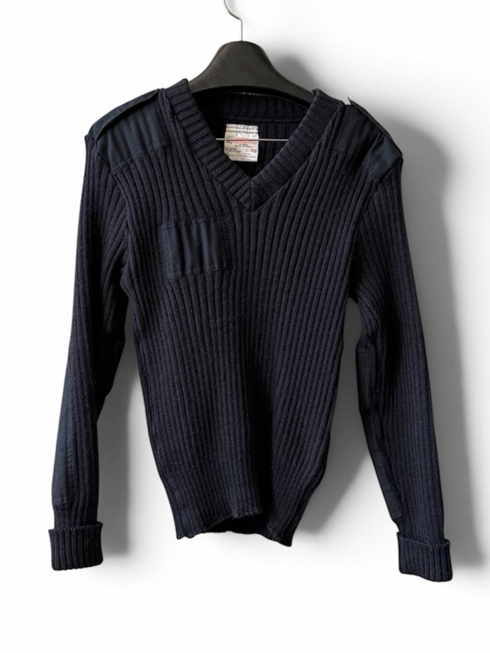 Brigade Quartermasters The Woolly
Pully Sweater Black Wool
Commando V-Neck Sz 38